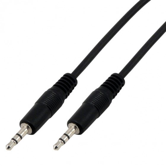 Câble audio stéréo jack 3,5 mâle / mâle - 5m