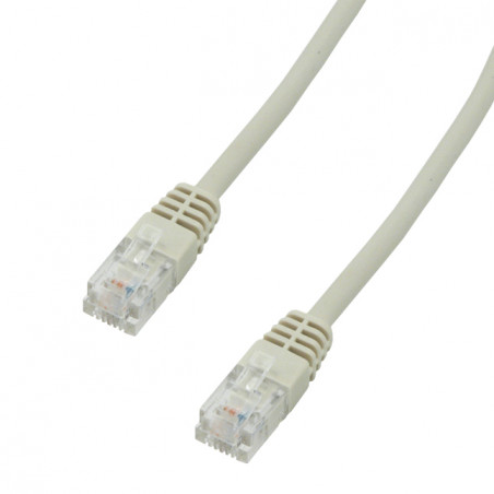 Câble spécial ADSL connecteurs RJ11 6/4 mâle / mâle - 3m