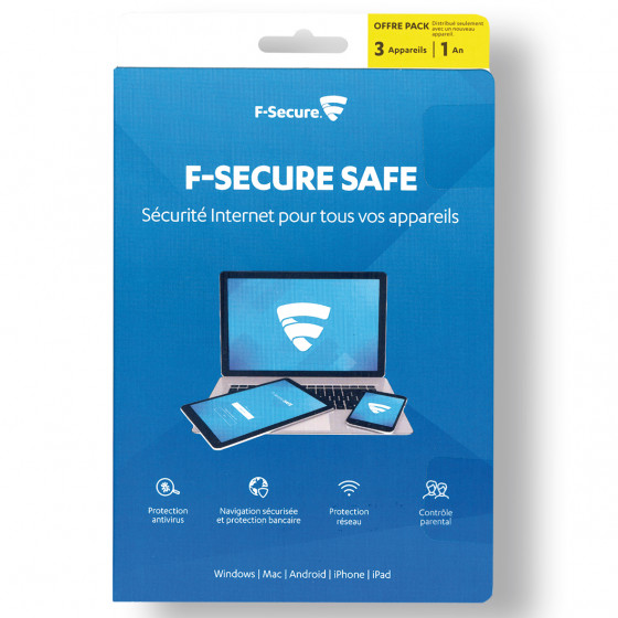 F-Secure SAFE   (1 an / 3...