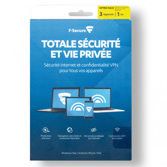 F-Secure TOTAL (1 an / 3...