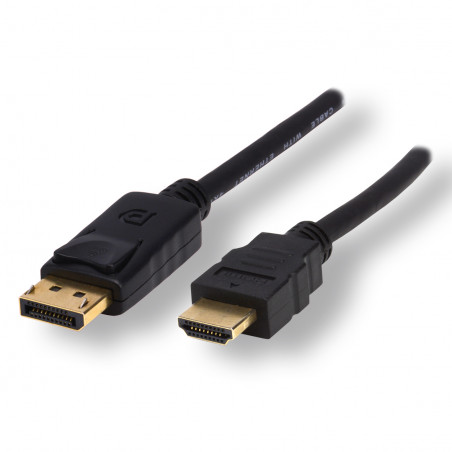 Câble DisplayPort mâle / HDMI mâle - 2m
