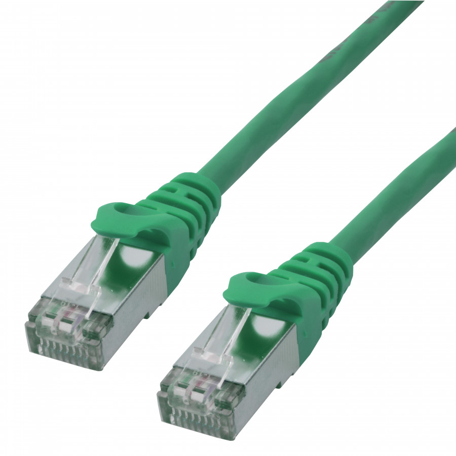 Câble réseau Ethernet (RJ45) blanc catégorie 6A S/FTP