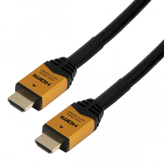 Câble HDMI amplifié 3D/4K avec Ethernet mâle / mâle