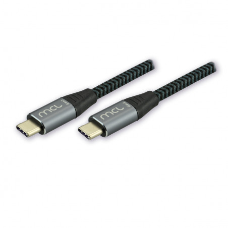 Câble Type C USB 3.2 mâle / mâle tressé Gen 2 20Gb 60W 3A - 2m Longueur  Câble 2 m