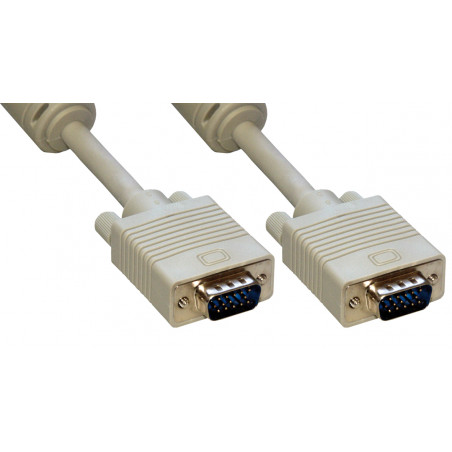 Câble S-VGA HD15 mâle / mâle surblindé - 2m
