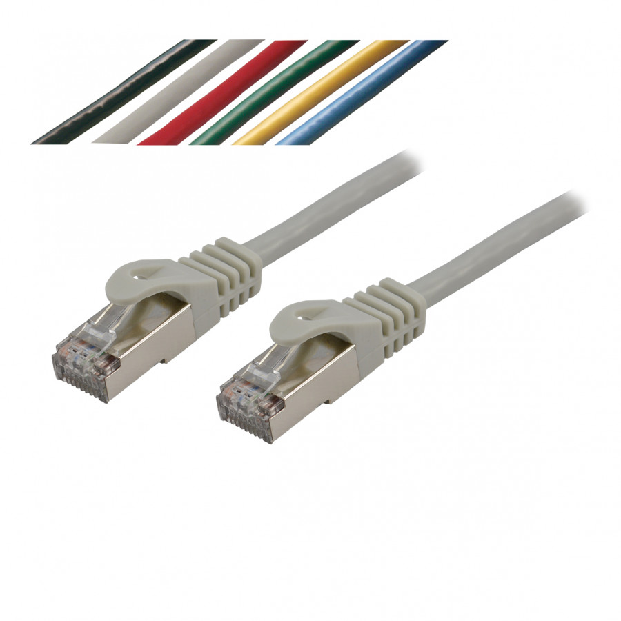 Câble De 0 A 50m Réseau Ethernet Lan Blindé Cat. 6 S/FTP RJ45 Gigabit Cu  Cuivre