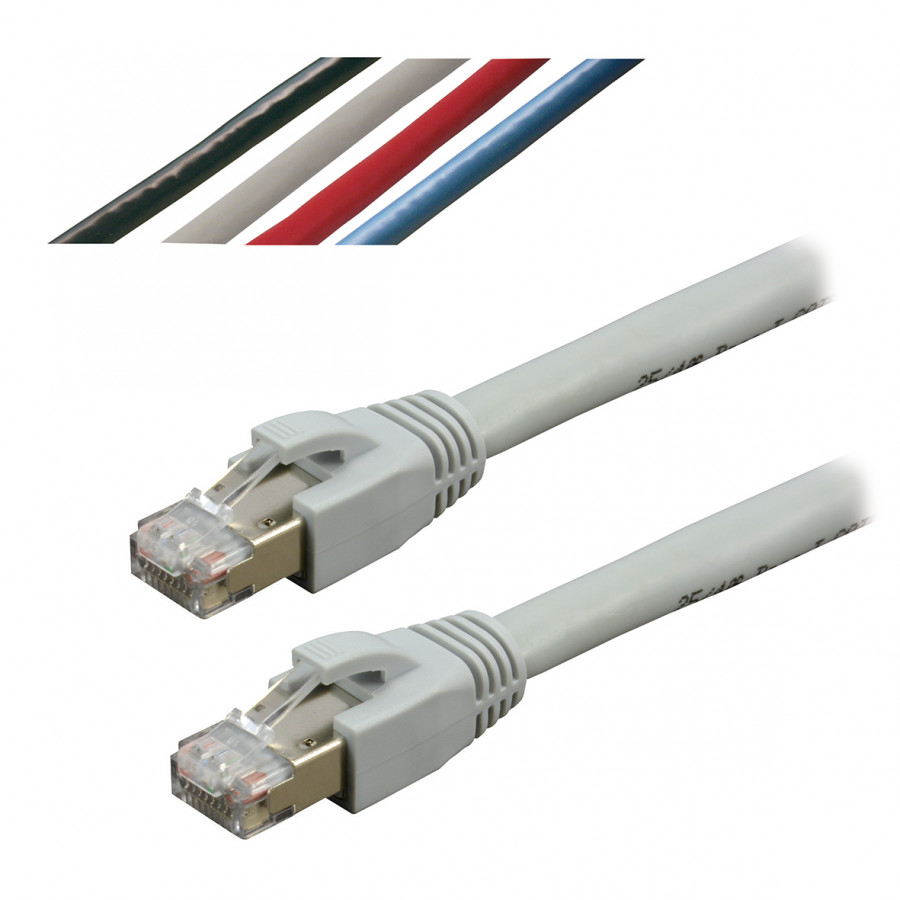 Câble Ethernet RJ45 CAT 8 en cuivre pur, blindage S/FTP - Ethernet