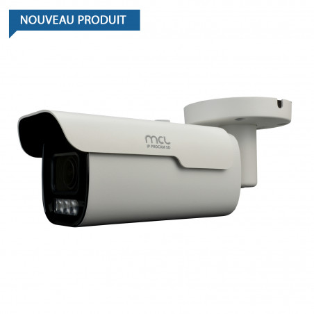 Caméra IP Bullet 5 MP zoom motorisé AF, PoE, Smart Détection