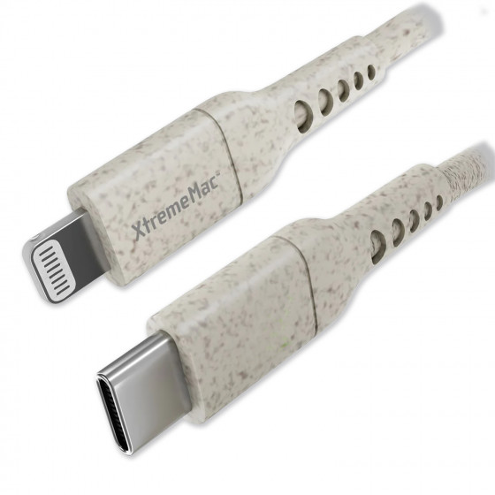 XtremeMac-Câble biodégradable Lightning MFI  Type USB-C - 1m
