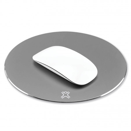 XtremeMac-Tapis de souris rond en aluminium Gris