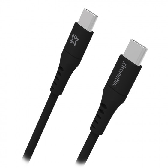 XtremeMac-Câble USB Type C mâle / mâle - 1,5m Noir