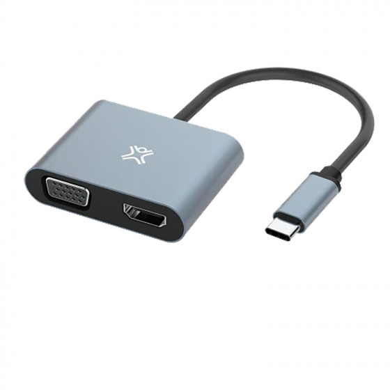 XtremeMac-Adaptateur USB Type C / HDMI et VGA