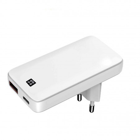 XtremeMac-Chargeur de voyage double Power Delivery USB-C