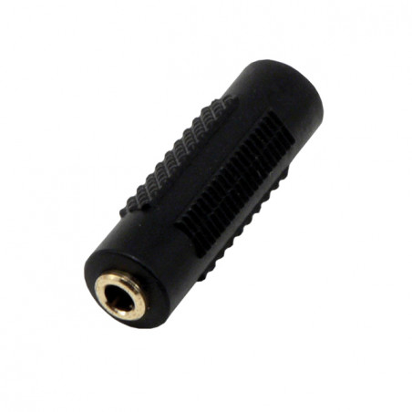 Coupleur stéréo JACK 3.5mm femelle / femelle haute qualité