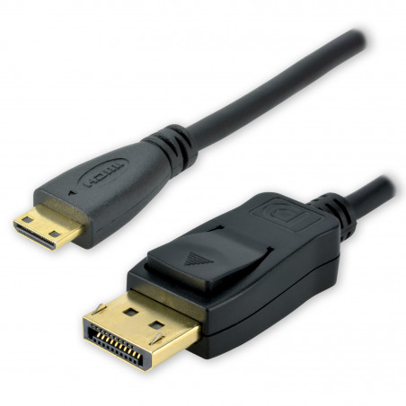 Câble Mini HDMI mâle vers Display port mâle - 1,5m