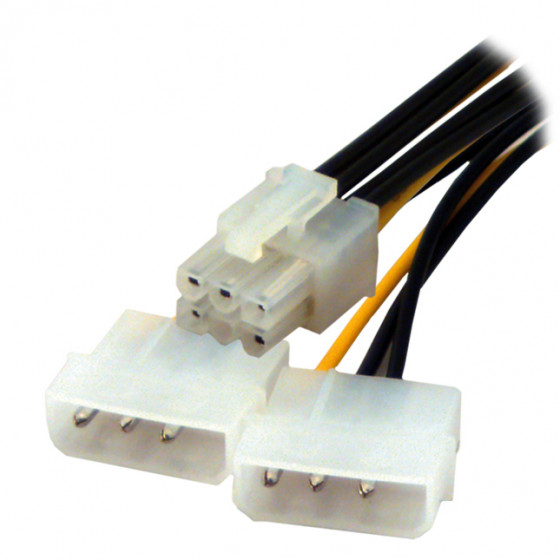 Adaptateur d'alimentation pour carte vidéo PCI-Express - 15cm