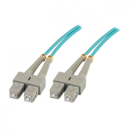 Jarretière optique OM3 duplex multimode 50/125 (OD : 2) - SC / SC