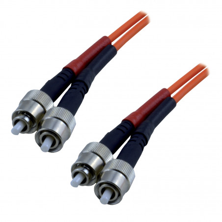 Jarretière optique OM1 duplex multimode 62.5/125 - FC / FC