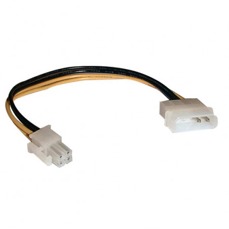 Adaptateur en câble 5''1/4 mâle / P4 femelle - 20cm