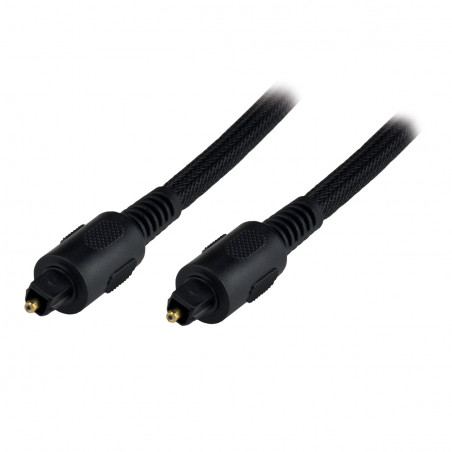 Câble Toslink HQ tressé mâle / mâle - 5m