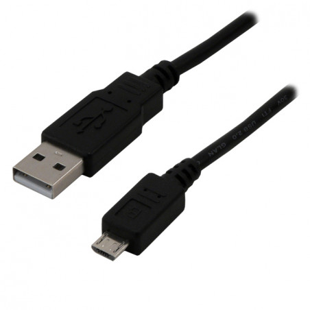 Câble USB 2.0 type A mâle / micro USB B mâle - 1m
