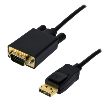 Câble DisplayPort mâle vers VGA mâle - 1.5m