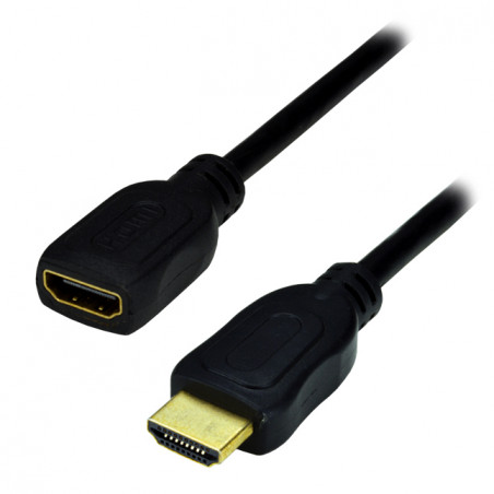 Rallonge HDMI haute vitesse 3D avec Ethernet mâle / femelle - 2m