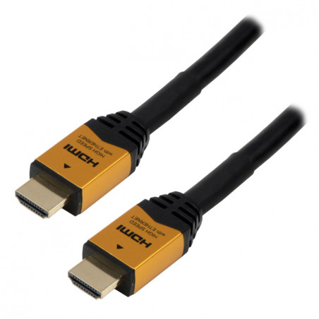 Câble HDMI amplifié 3D/4K avec Ethernet mâle / mâle