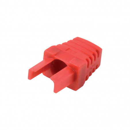 Sachet de 50 manchons 6mm pour connecteur RJ45 - Rouge