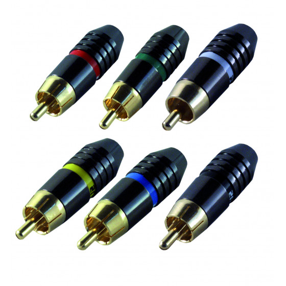 Connecteur RCA mâle HQ (6mm)