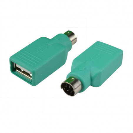 Changeur de genre USB A femelle / mini din 6 mâle