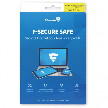 F-Secure SAFE   (1 an / 1 appareil)