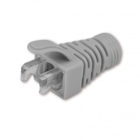 Sachet 100 manchons Gris 6.5mm pour connecteurs RJ-45U6U ou RJ-45B6U