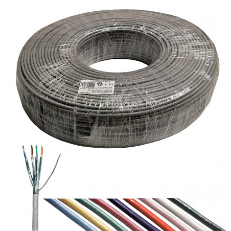 Rouleau de câble CAT 7 S/FTP patch LSZH - 305m