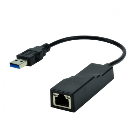 Convertisseur en câble USB 2.0 Ethernet RJ45 10/100 Base-T - 23 cm