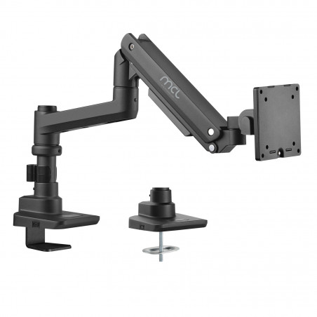 Support écran bureau à amortisseur - 1 écran jusqu'à 49''/20Kg Noir