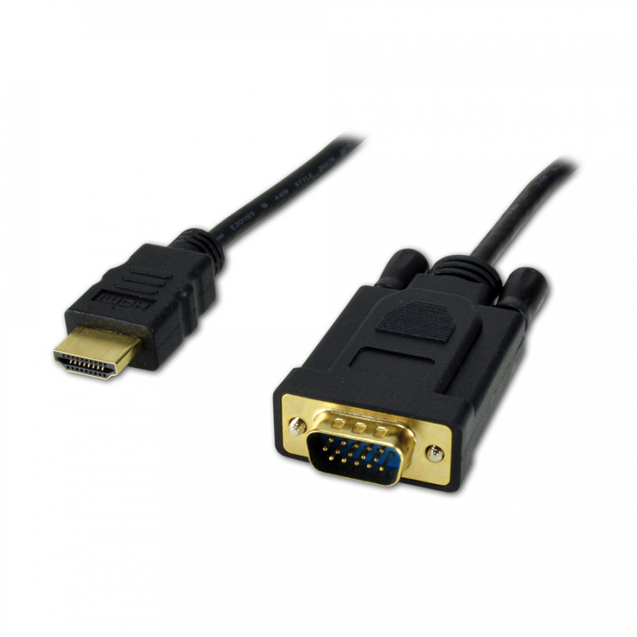 Câble actif HDMI mâle vers VGA mâle - 1.5m Longueur Câble 1.5 m