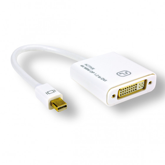 Convertisseur actif en câble mini DisplayPort mâle / DVI femelle