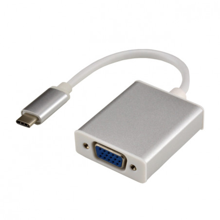 Convertisseur USB 3.1 type C / VGA femelle - 22cm