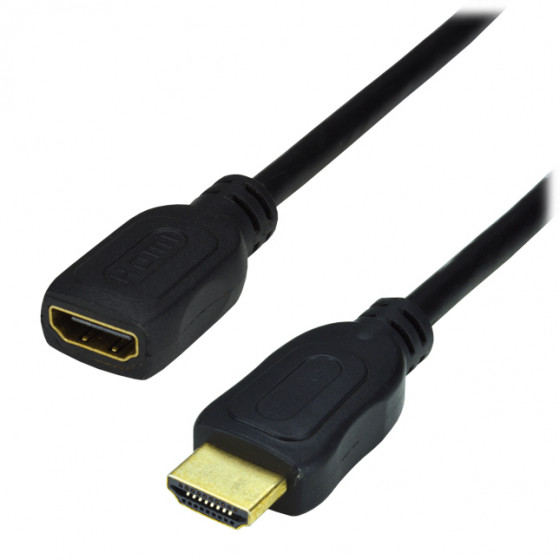 Rallonge HDMI haute vitesse 3D avec Ethernet mâle / femelle - 2m