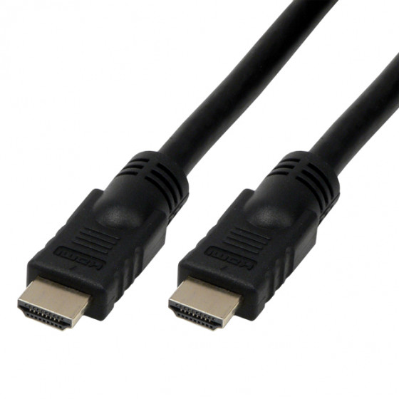 Câble HDMI haute vitesse 3D / 4K avec Ethernet mâle / mâle