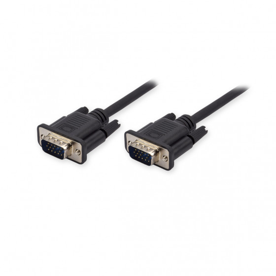 Câble VGA HD15 mâle / mâle (blindage par feuillard)