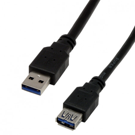 Rallonge USB 3.0 type A mâle / femelle