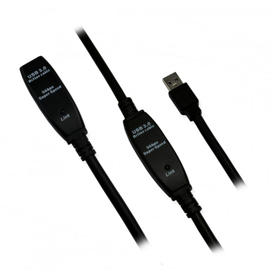 Câble d'extension USB 3.0 actif de 7,5m / Rallonge / Répéteur