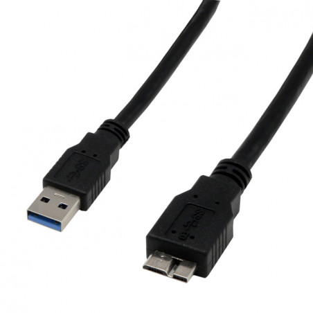 Câble USB 3.0  type A mâle / micro B mâle
