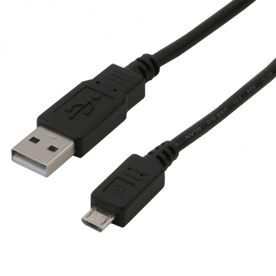 Câble USB 2.0 type A mâle / micro USB B mâle