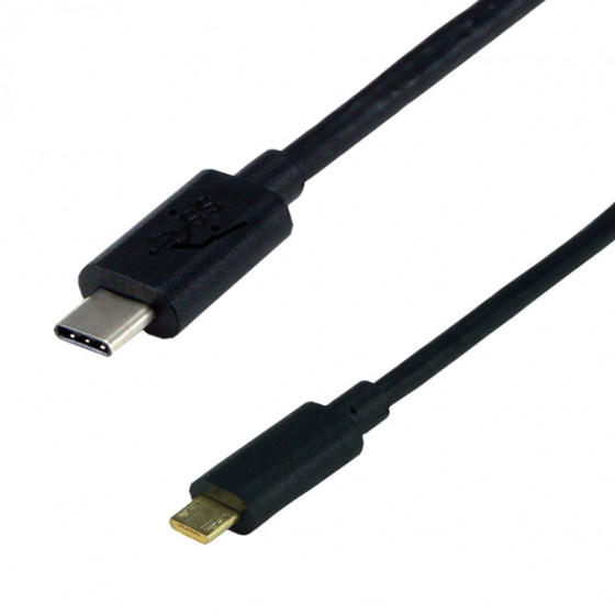Câble USB 3.1 type C mâle / USB 3.0 Micro B mâle - 1m