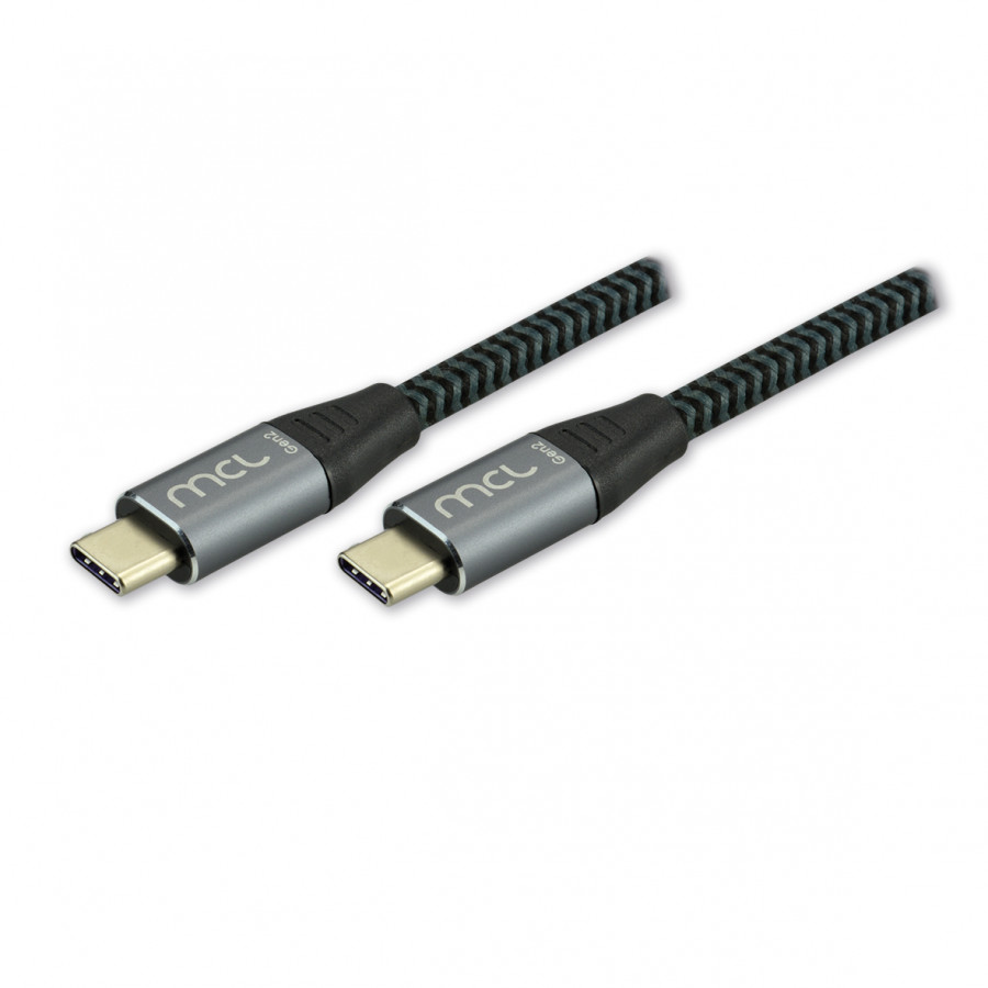 Câble Type C USB 3.2 mâle / mâle tressé Gen 2 10Gb 60W 3A - 2m