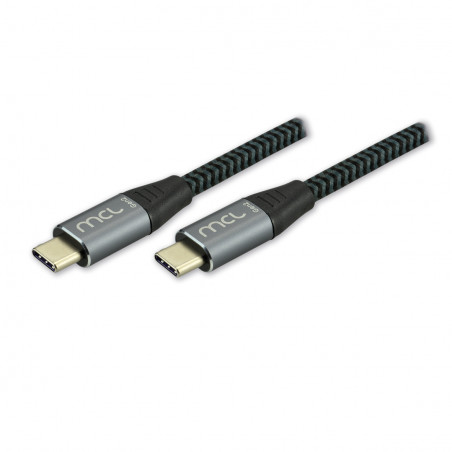 Câble Type C USB 3.2 mâle / mâle tressé  Gen 2 10Gb 60W 3A - 2m